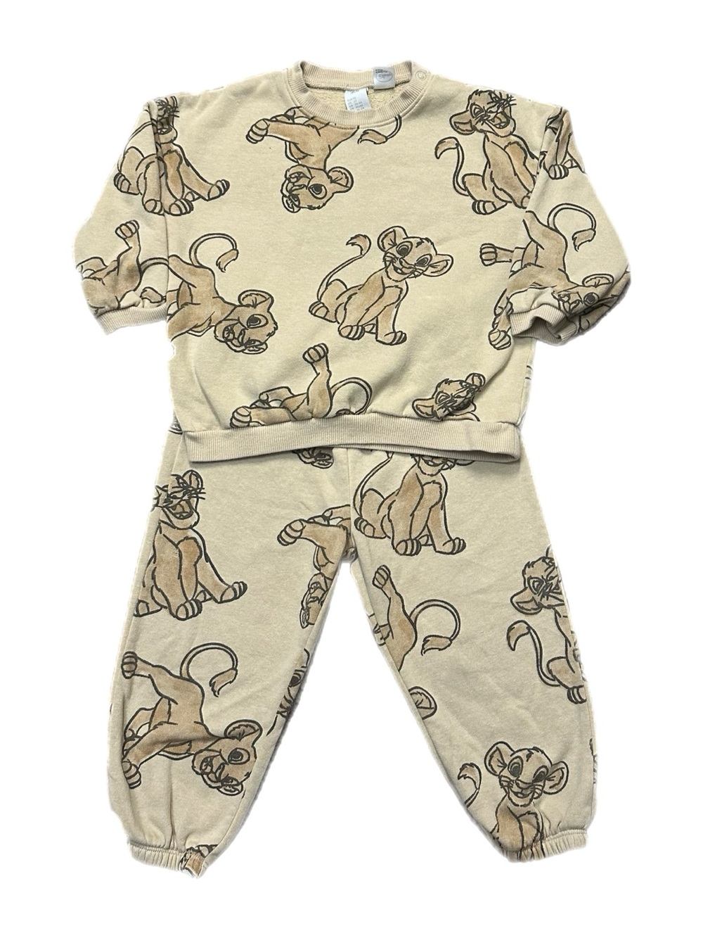 H&M Disney Lion King Simba 2 Piece Sweatsuit